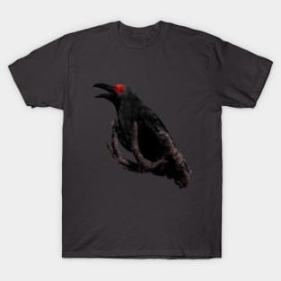 Raven in demon hand T-Shirt